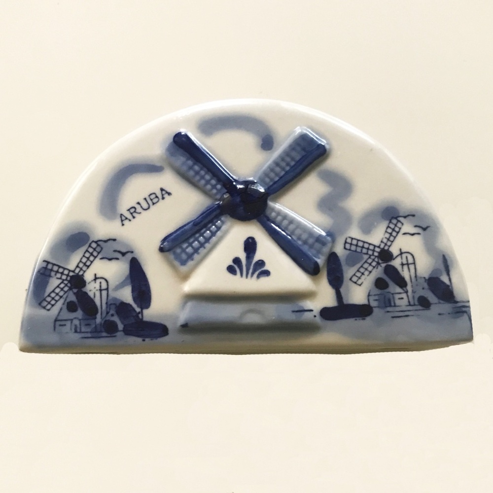 NWOT Delft Blue Porcelain Handpainted Letter Holder